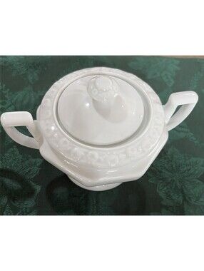 Rosenthal MARIA  Sugar Bowl & Lid White